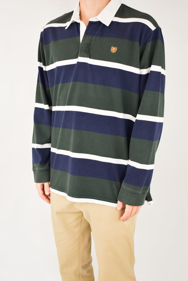 Striped Rugby Polo