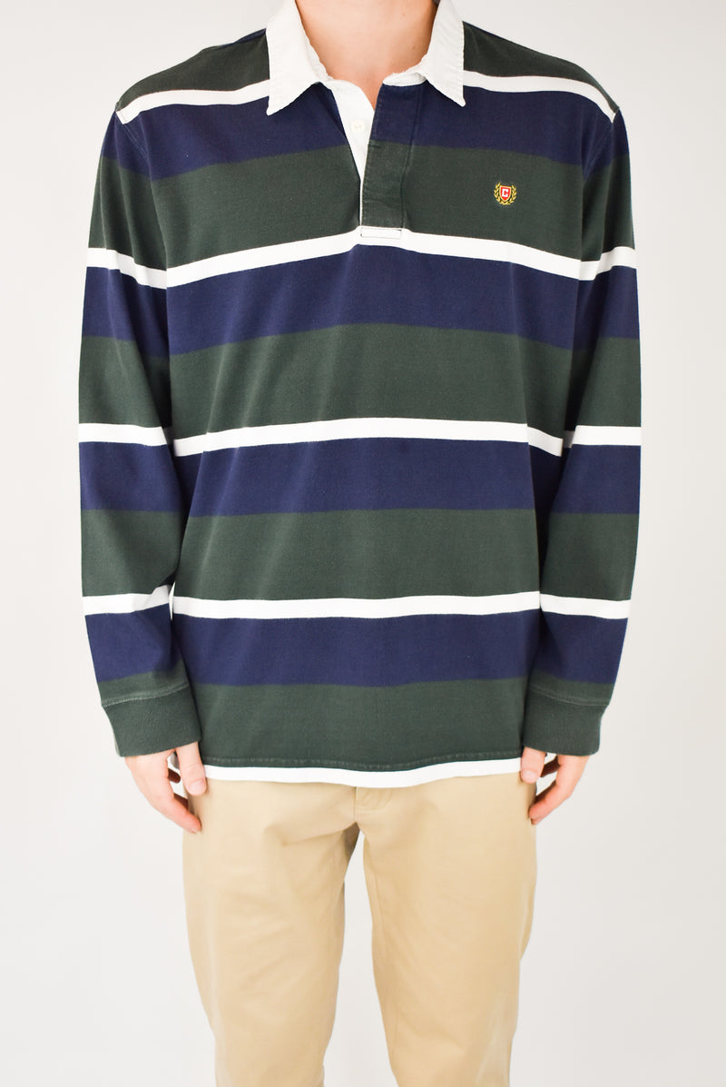 Striped Rugby Polo