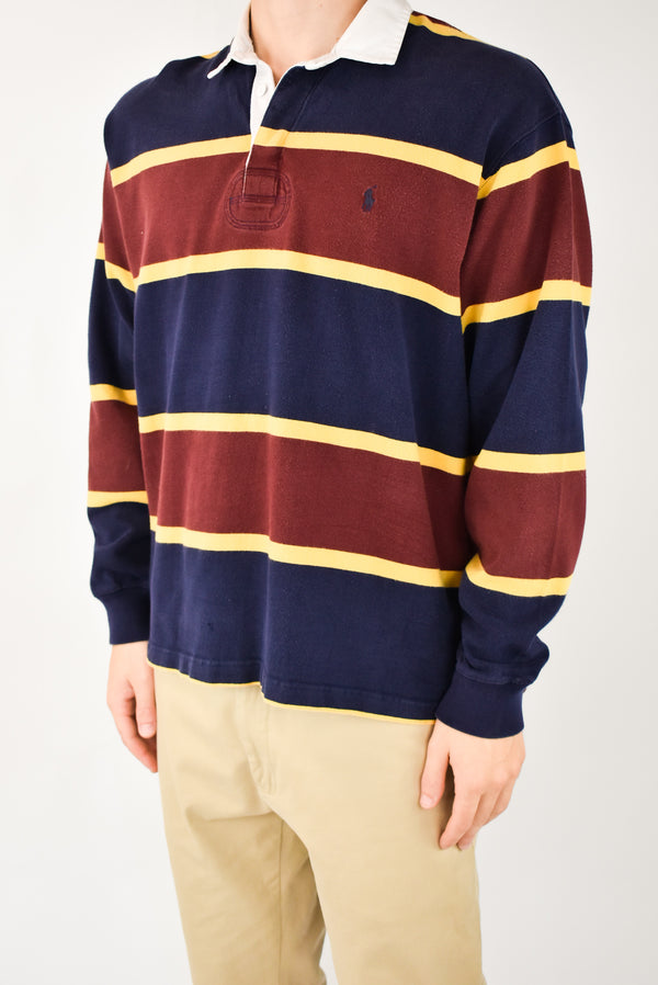 Striped Rugby Polo