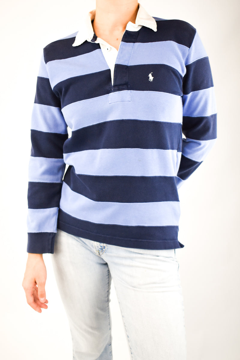 Striped Rugby Polo