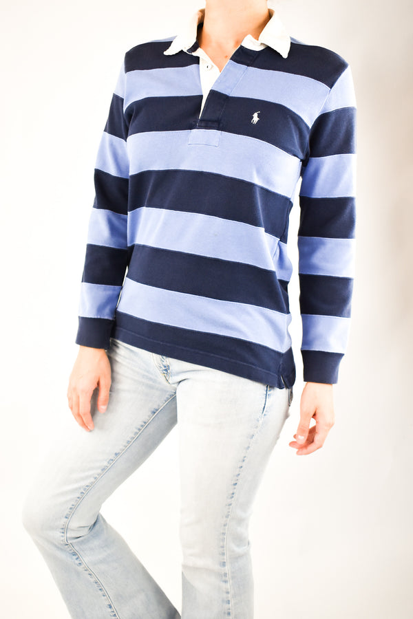 Striped Rugby Polo