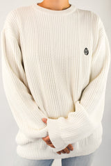 White Knitted Sweater