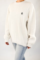 White Knitted Sweater