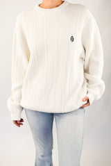 White Knitted Sweater