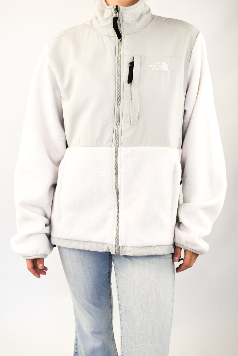 White Zip Fleece