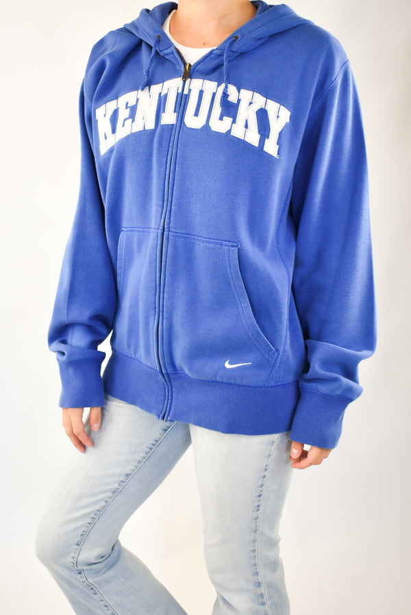 Blue Quarter Zip Hoodie