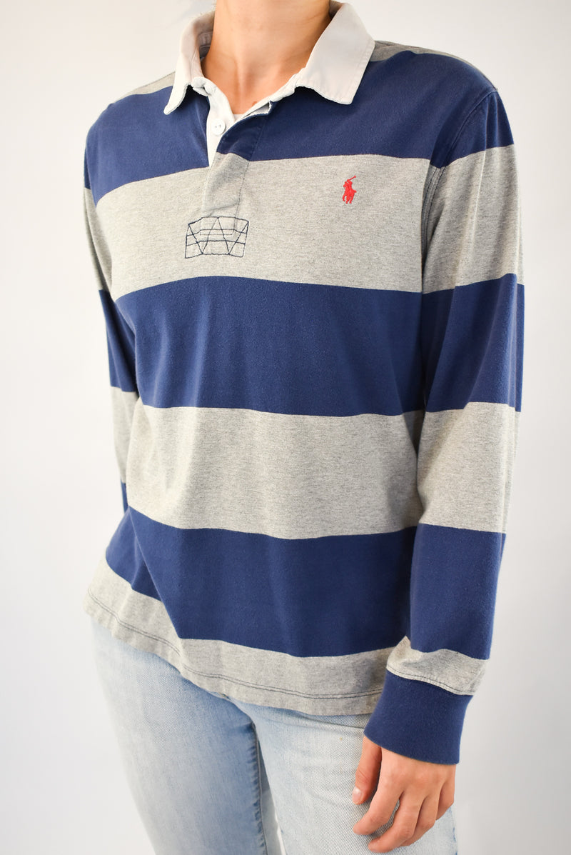 Striped Rugby Polo