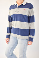 Striped Rugby Polo