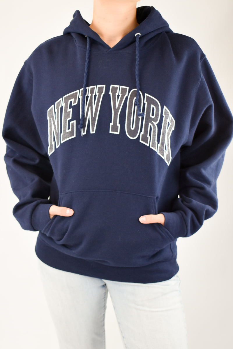 Navy New York Hoodie