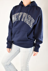 Navy New York Hoodie