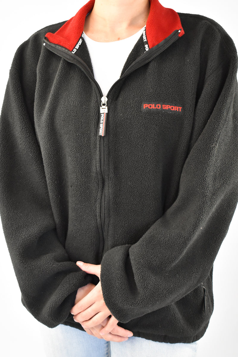 Black Zip Fleece