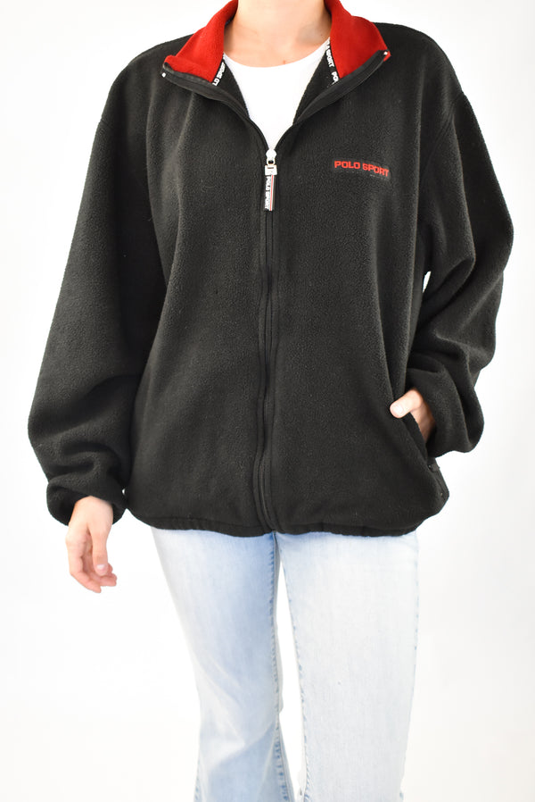 Black Zip Fleece