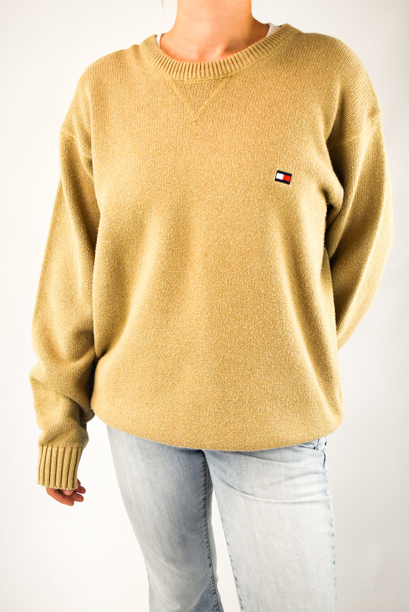 Beige Knitted Sweater