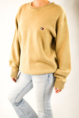 Beige Knitted Sweater