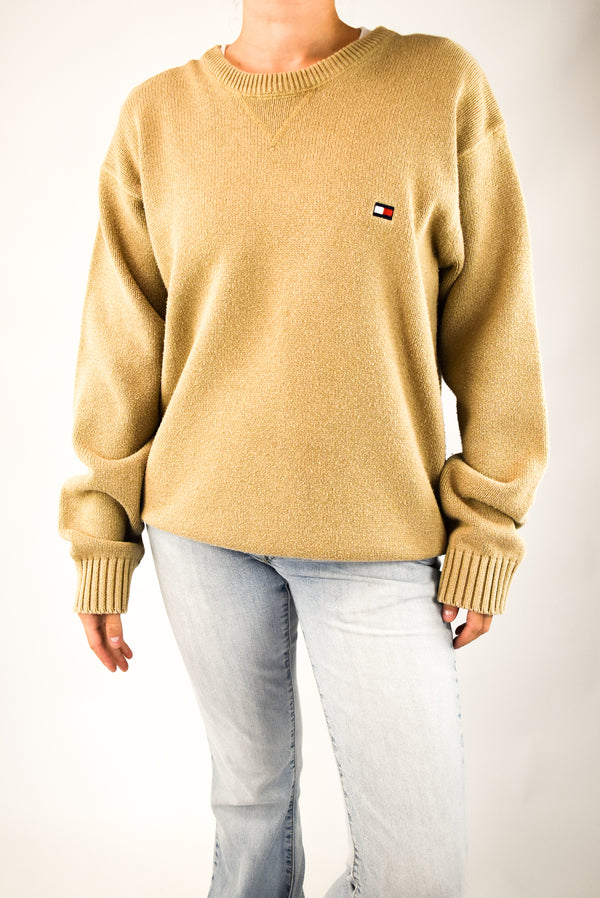 Beige Knitted Sweater