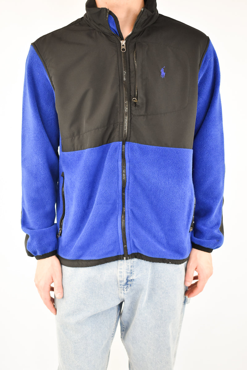 Blue Zip Fleece Jacket