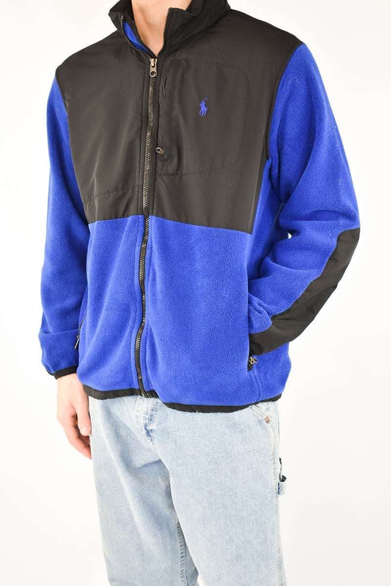 Blue Zip Fleece Jacket