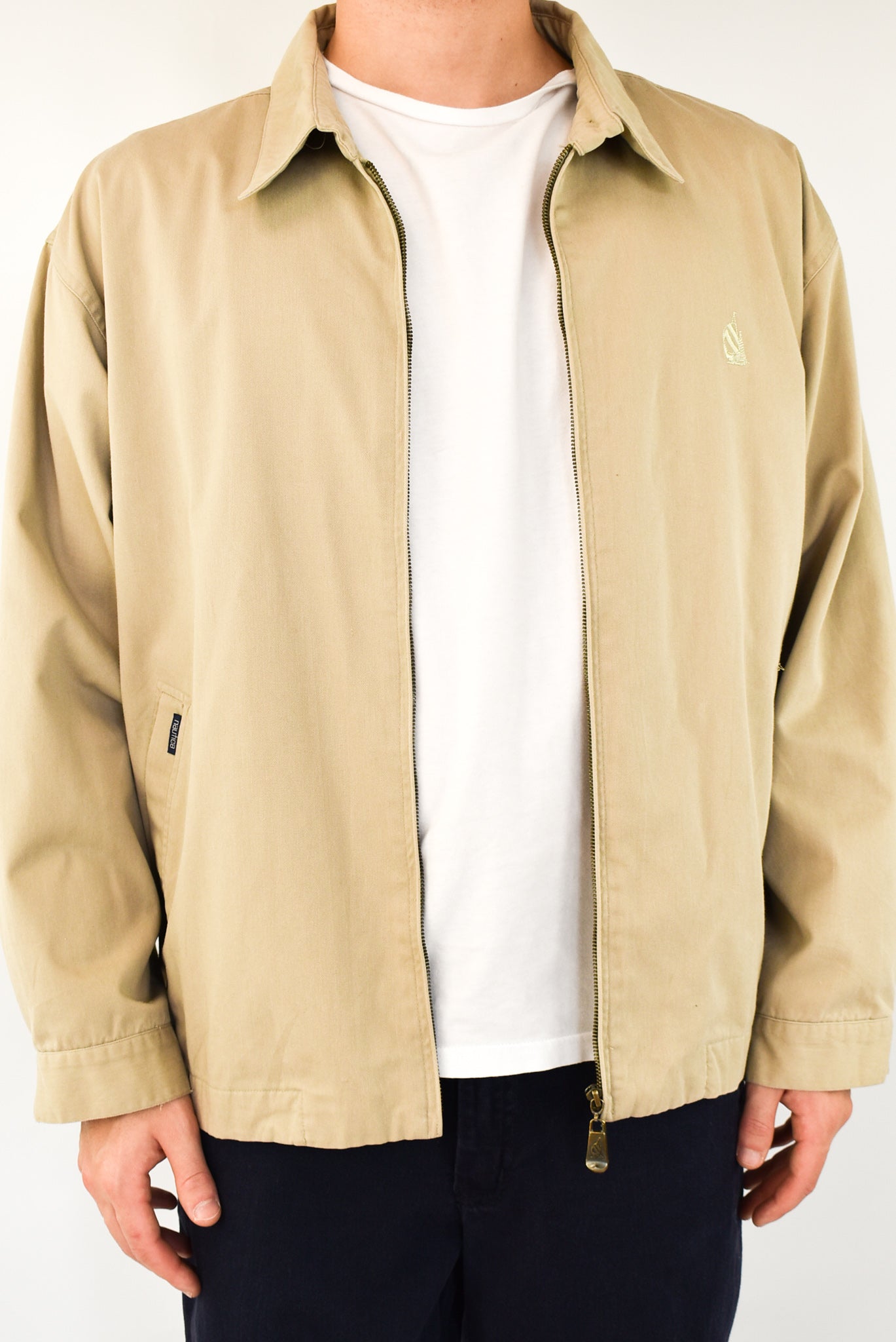 Beige Harrington Jacket