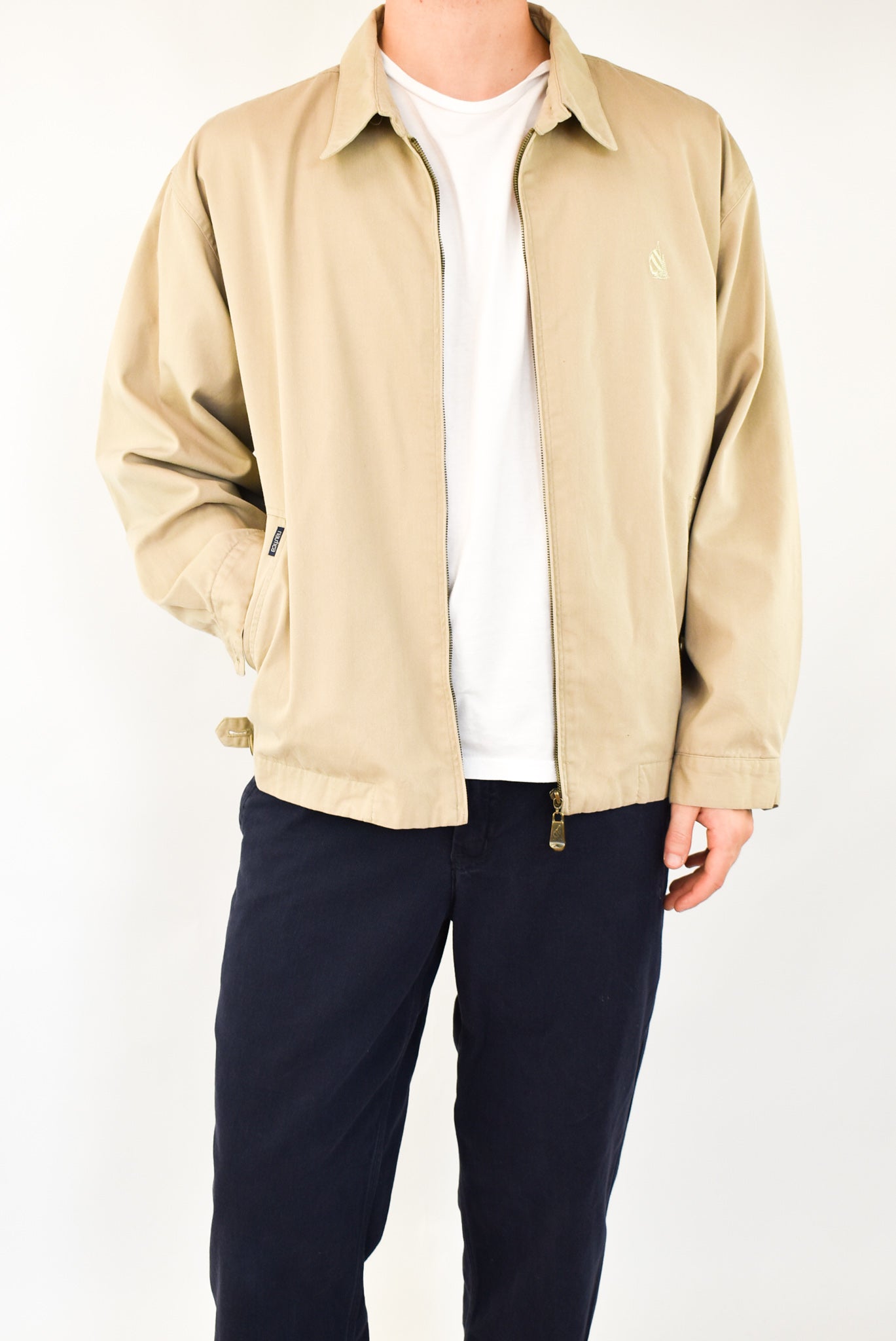 Beige Harrington Jacket