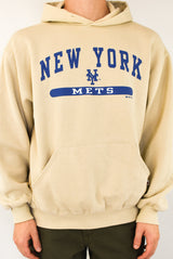 Cream Mets Hoodie