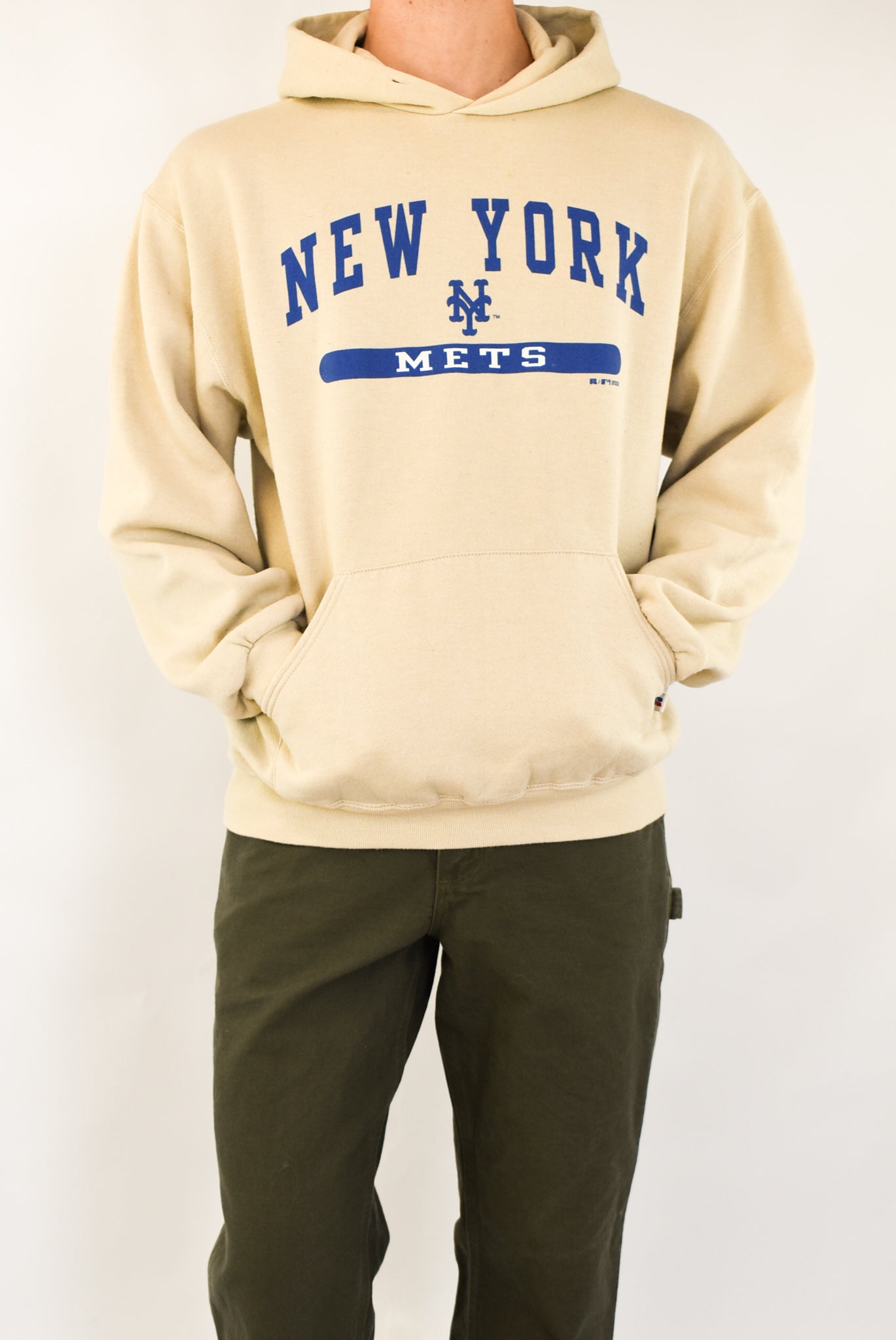 Cream Mets Hoodie