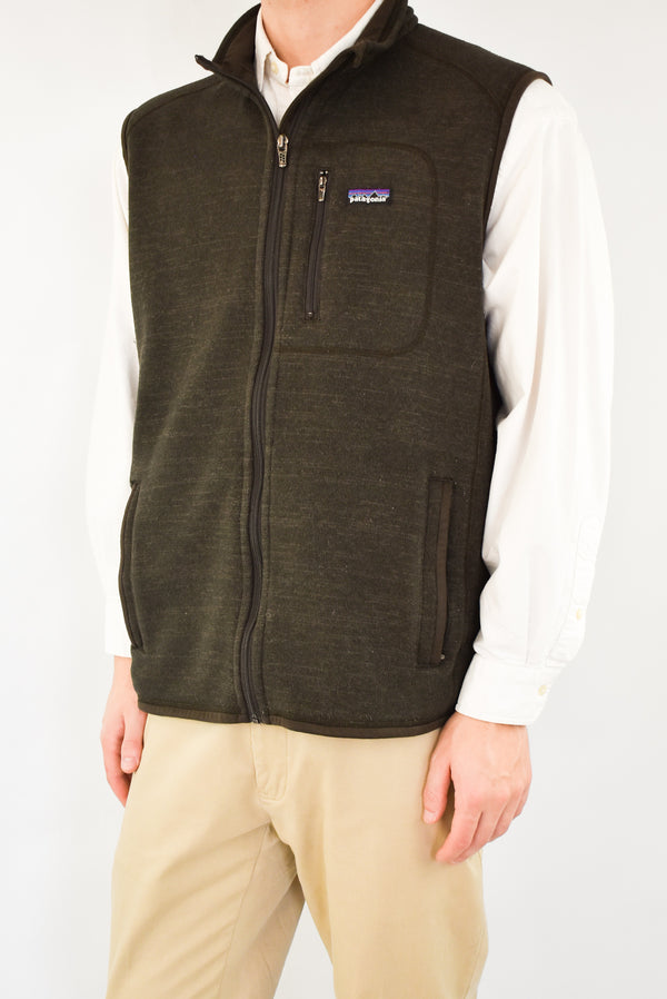 Brown Zip Vest