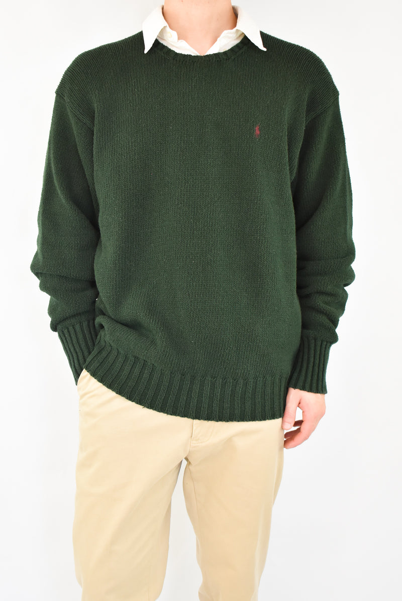 Forest Green Knitted Sweater