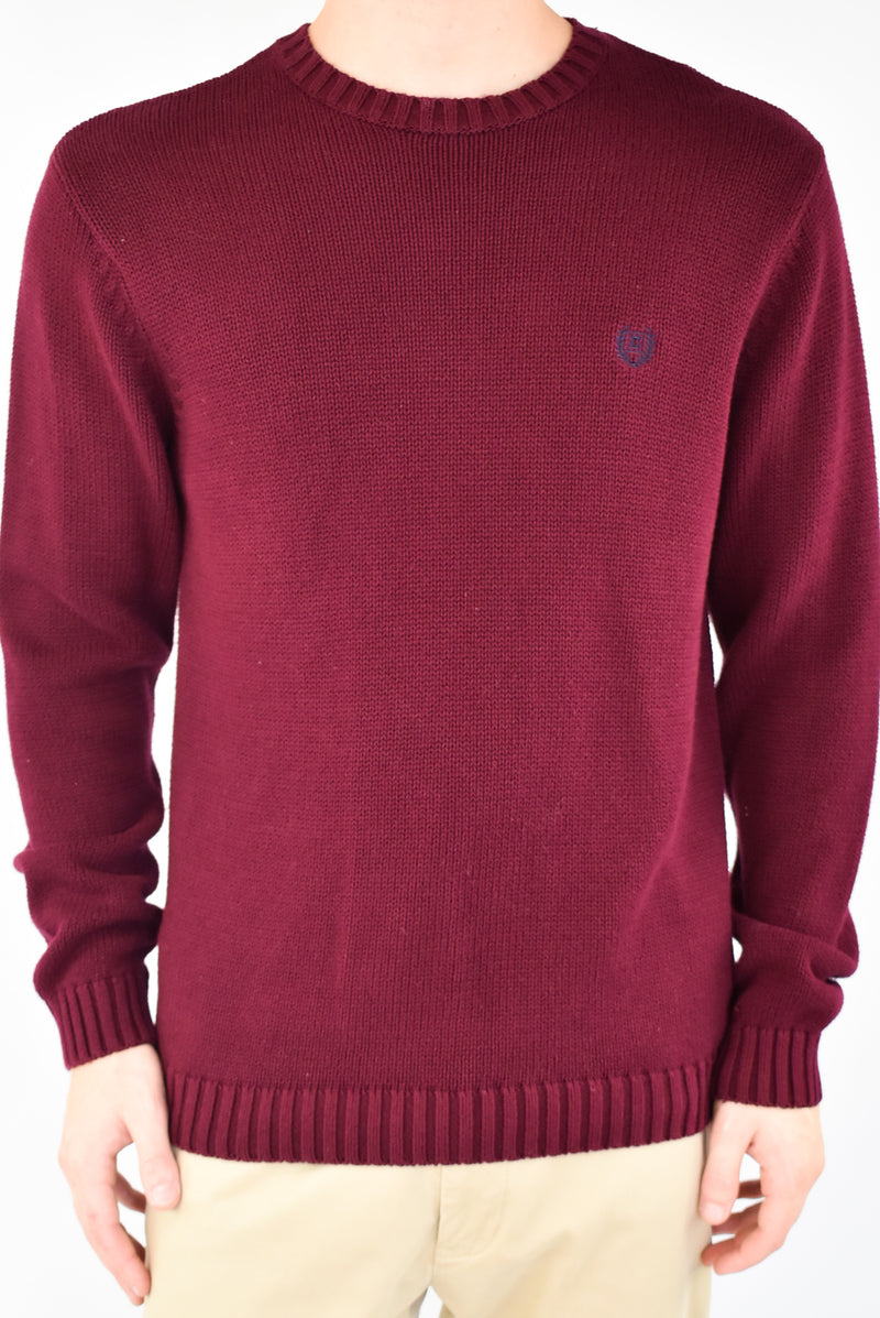 Burgundy Knitted Sweater