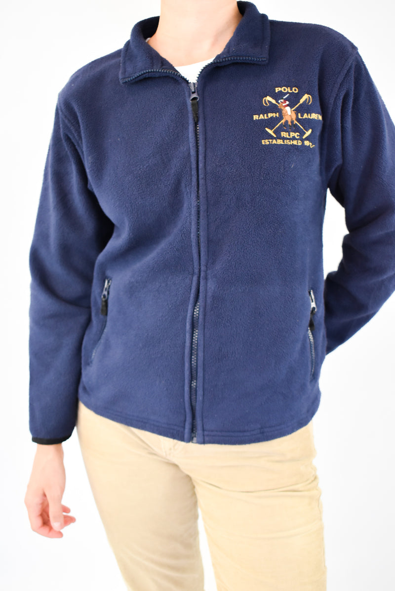 Navy Zip Fleece