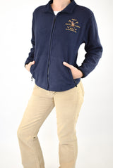 Navy Zip Fleece