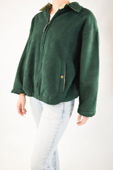 Forest Green Zip Fleece