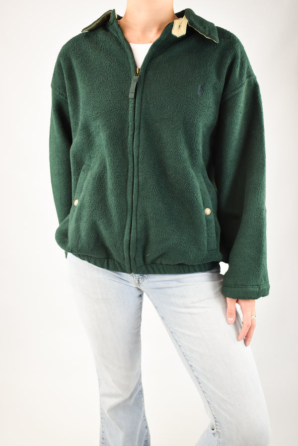 Forest Green Zip Fleece