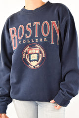 Navy Boston Sweatshirt