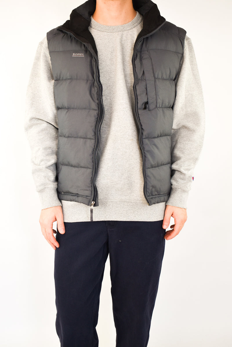 Grey Zip Vest