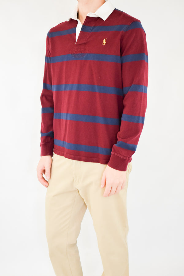 Striped Rugby Polo