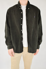 Black Corduroy Shirt