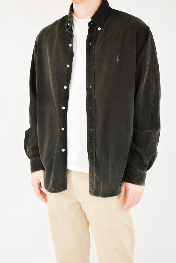 Black Corduroy Shirt