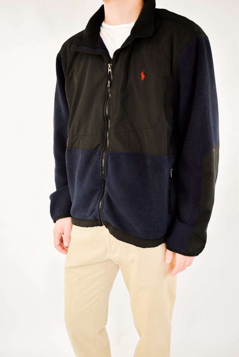 Navy Zip Fleece Jacket