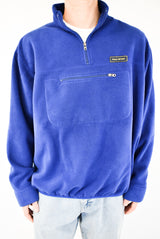 Blue Quarter Zip Fleece