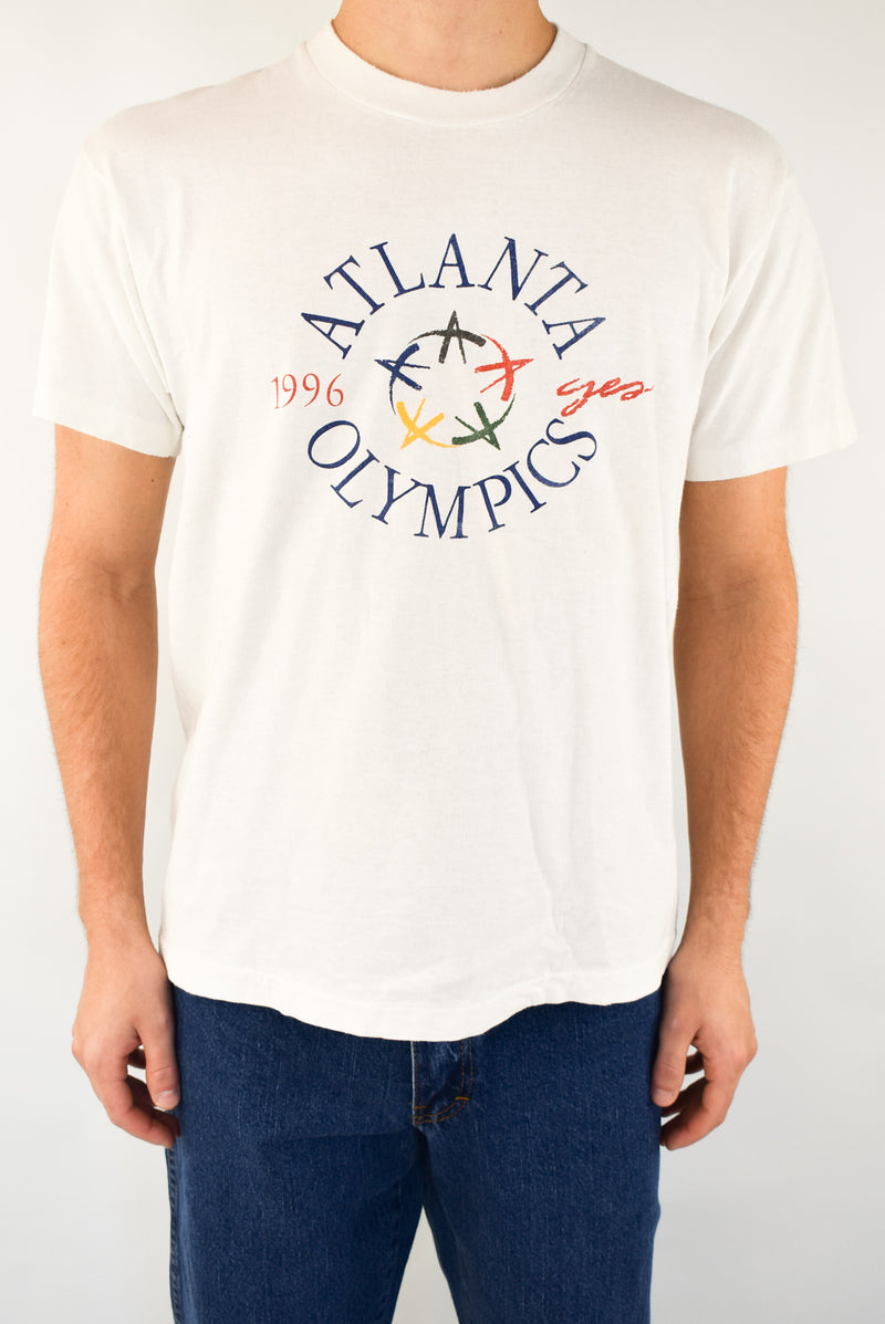 Atlanta Olympics White T-Shirt