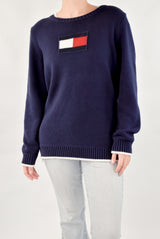 Navy Knitted Sweater