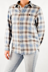 Light Blue Plaid Shirt