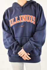 Navy Illinois Hoodie