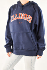 Navy Illinois Hoodie