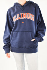 Navy Illinois Hoodie