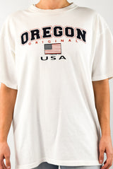 White Oregon T-Shirt