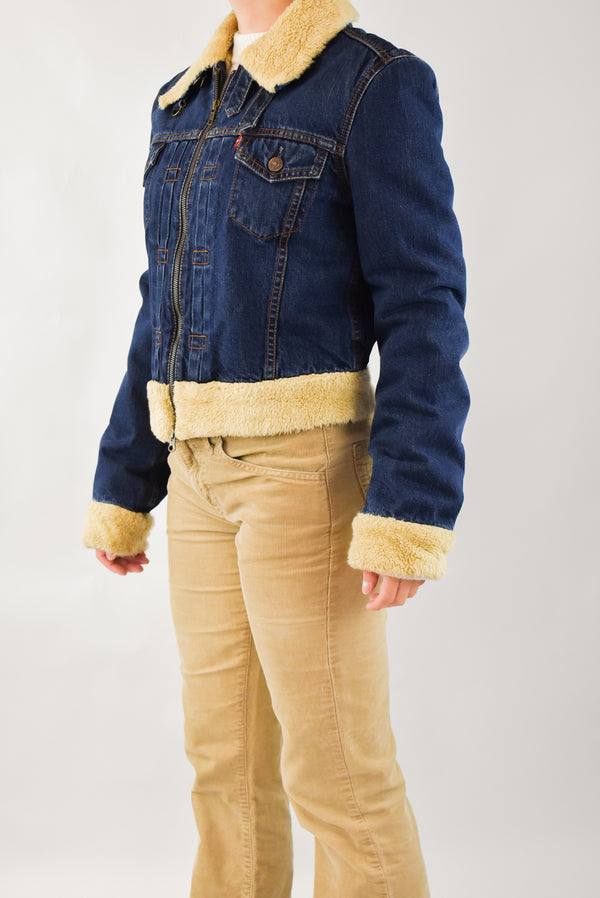 Denim Sherpa Jacket