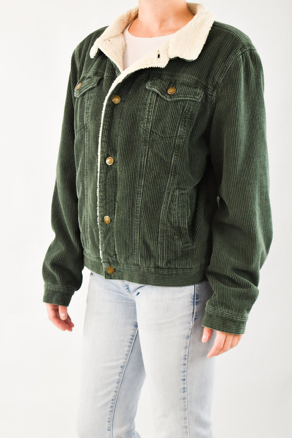 Green Cord Jacket