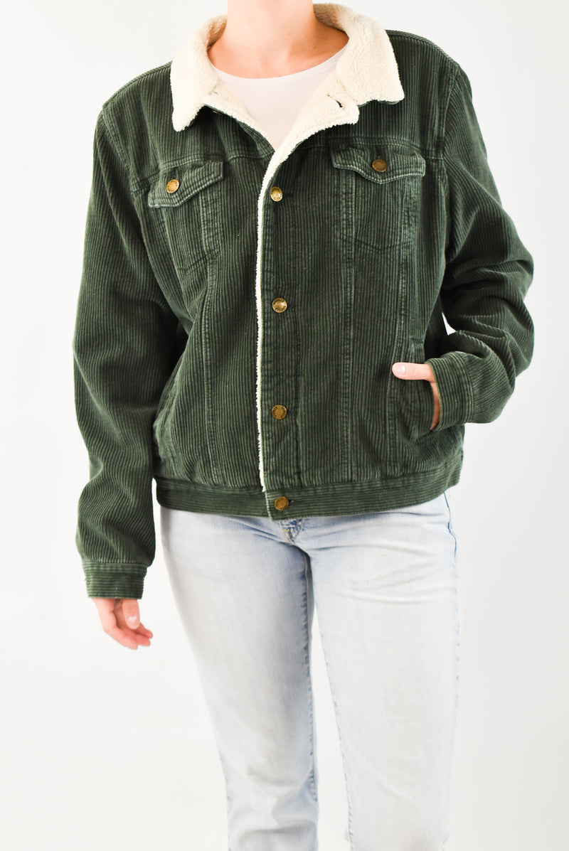 Green Cord Jacket