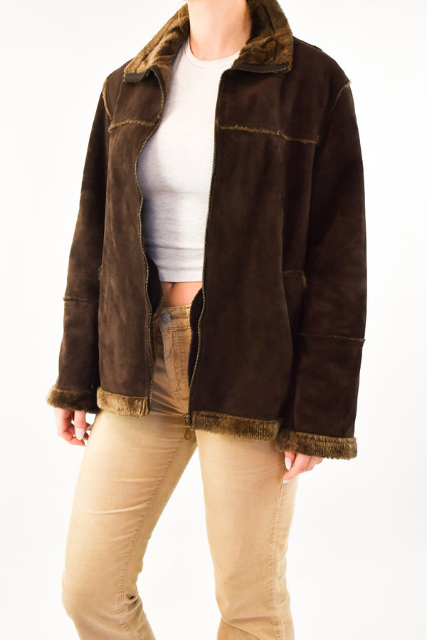 Brown Sherpa Jacket